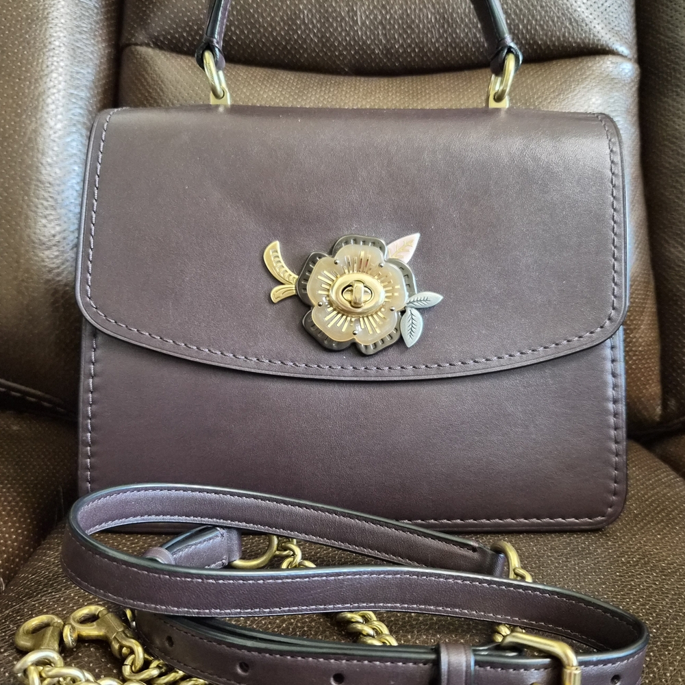 Coach Parker Top Handle With Tearose
